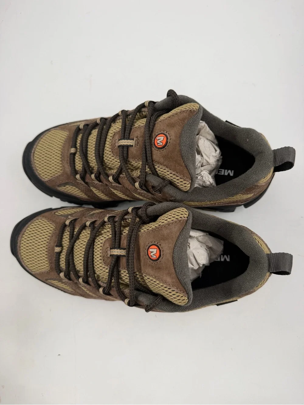 Merrell Men’s Moab 3 Vent Low -SZ 7- Waterproof Coyote Brown Hiking Boots